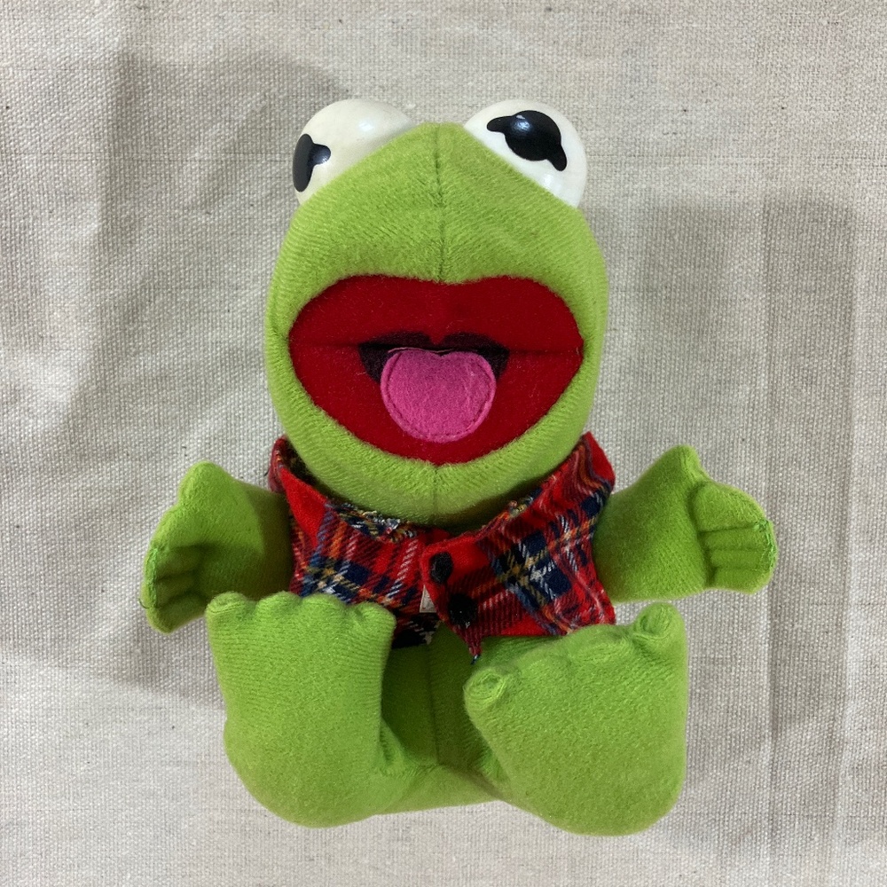 Vintage 1987 Muppet Baby Kermit the Frog